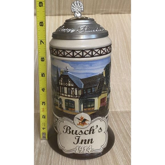 Bushes Inn ANHEUSER BUSCH COLLECTORS CLUB 2002 MEMBERSHIP Stein COA CB21 - Picture 12 of 12